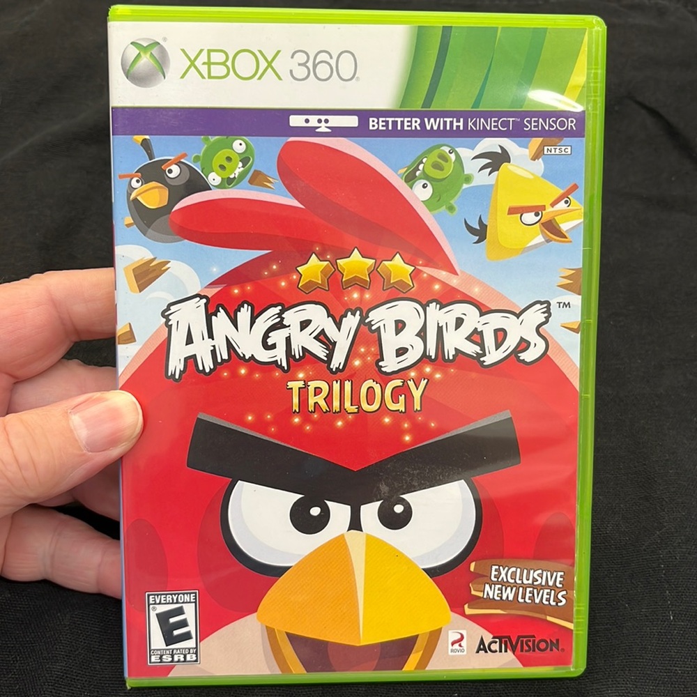 Angry Birds Trilogy video game - XBox 360 - Used - Great Shape